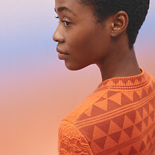 Long-sleeve cropped sweater | Hermès Poland