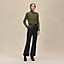 Long-sleeve cropped sweater, view 1 of 5