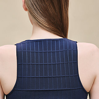 Long sleeveless cardigan | Hermès USA