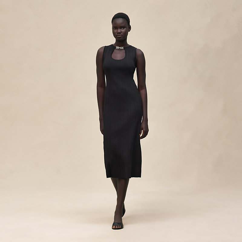 Long sleeveless dress | Herms USA