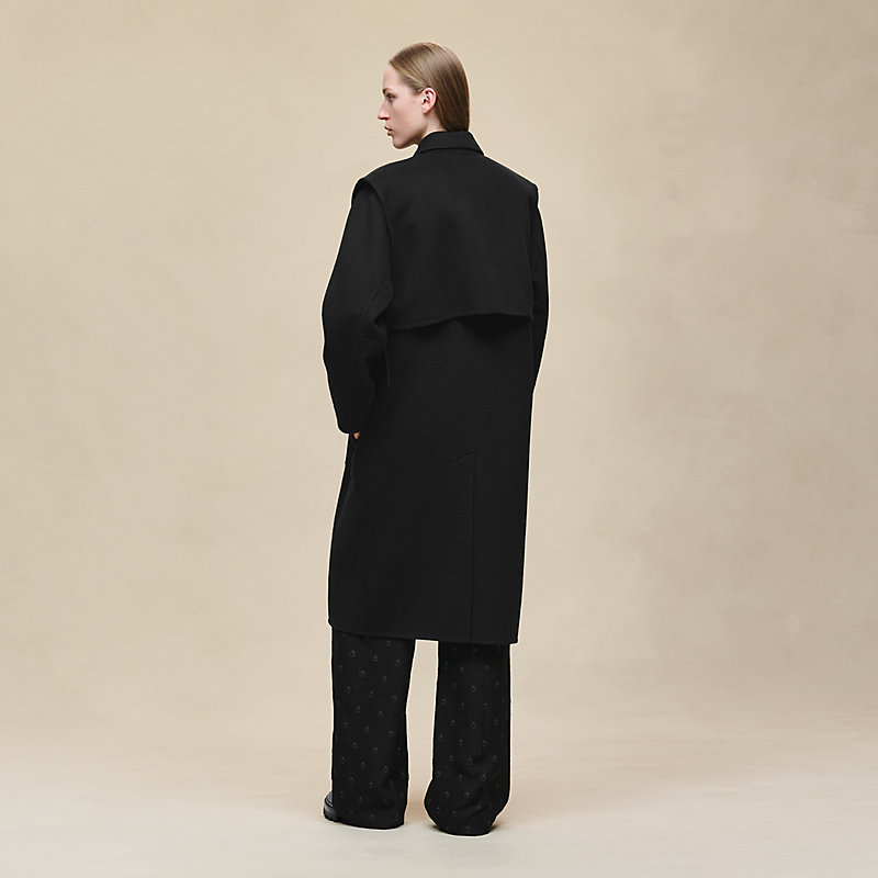 Long storm flap coat | Hermès Canada