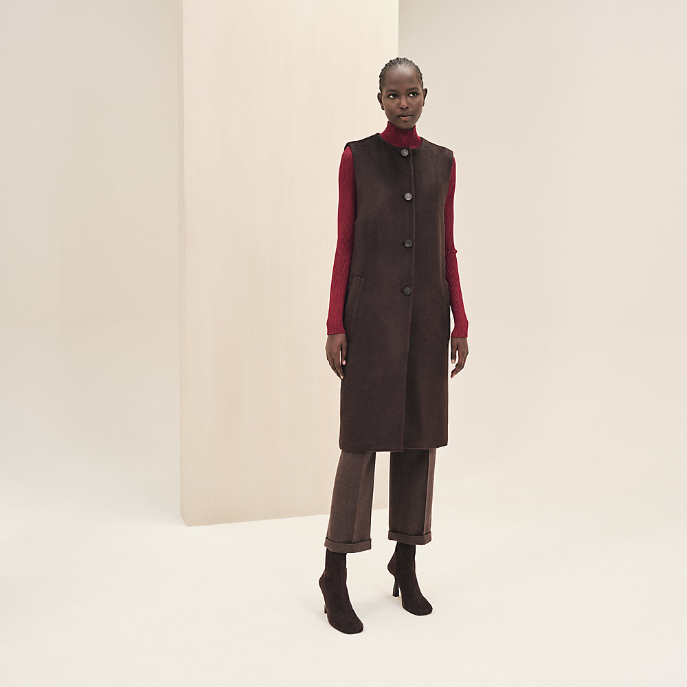 Long vest | Hermès Saudi Arabia