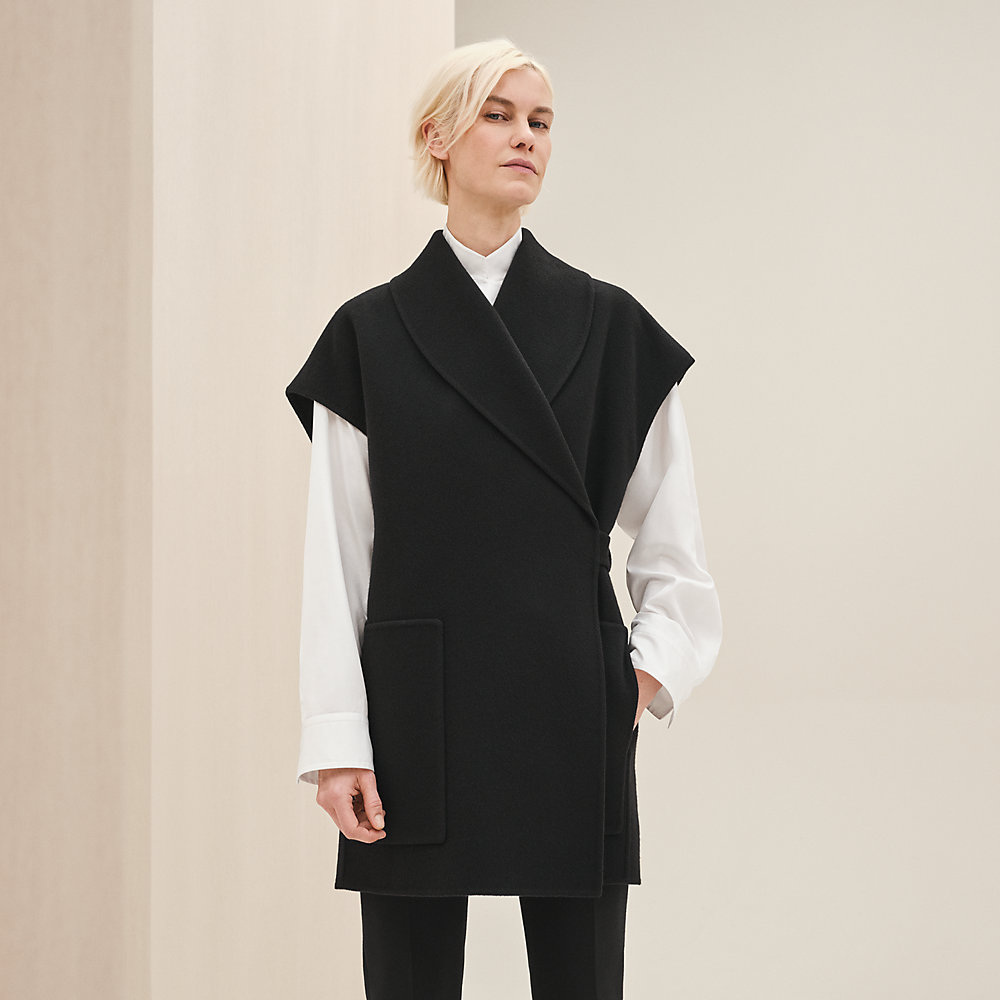 Long wrap vest | Hermès UK