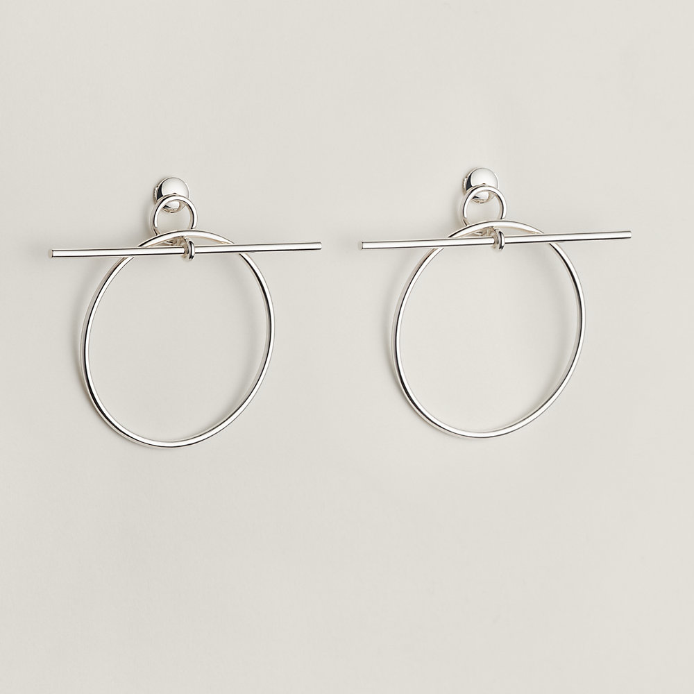 Loop earrings, medium model | Hermès USA