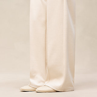 T04/036HERMESエルメスマルジェラ期 シルク ワイドパンツ クリーム系 Loose fit pants | Hermès USA