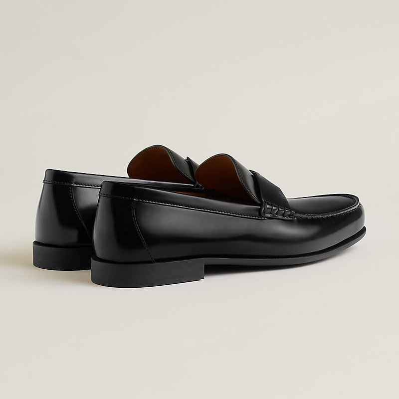 Luc loafer - Black | Hermès Canada