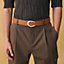 Luck belt buckle & Reversible leather strap 38&nbsp;mm, View: Worn, worn, view 3 of 3