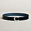Luck belt buckle & Reversible leather strap 38 mm, view 1 of 3