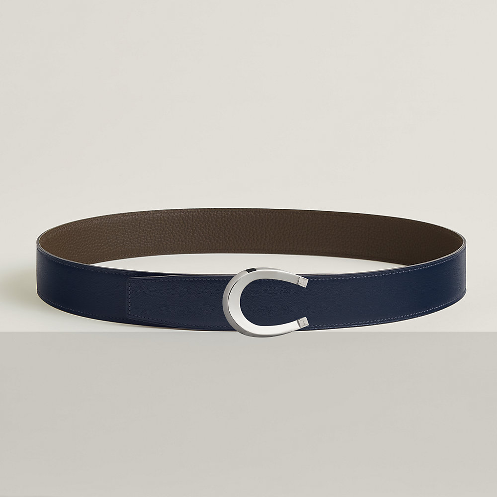 LUCK BELT BUCKLE & REVERSIBLE KHAKI BROWN LEATHER STRAP 38MM BLACK HARDWARE main image 0