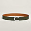 Luck belt buckle & Reversible leather strap 38 mm, view 1 of 3