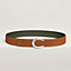 Luck belt buckle & Reversible leather strap 38 mm, view 2 of 3