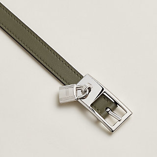 Hermes Reversible Lucky Belt Gold Hardware Grey Hermes Reversible Lucky Belt Gold Hardware Grey – NOBLEMARS main image 3