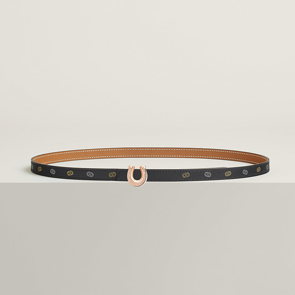 エルメス　HERMES リバーシブル　レザーベルト ベルトバックル 《ラグーヌ》 & リバーシブルベルト 《エルメス