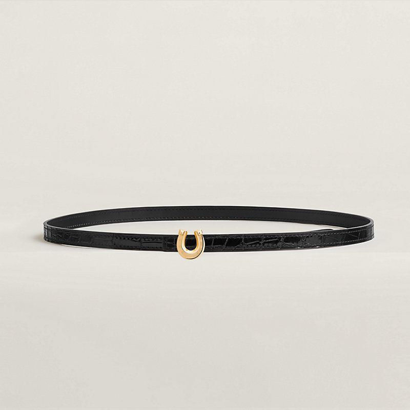 Lucky Jockette belt buckle & Leather strap 13 mm