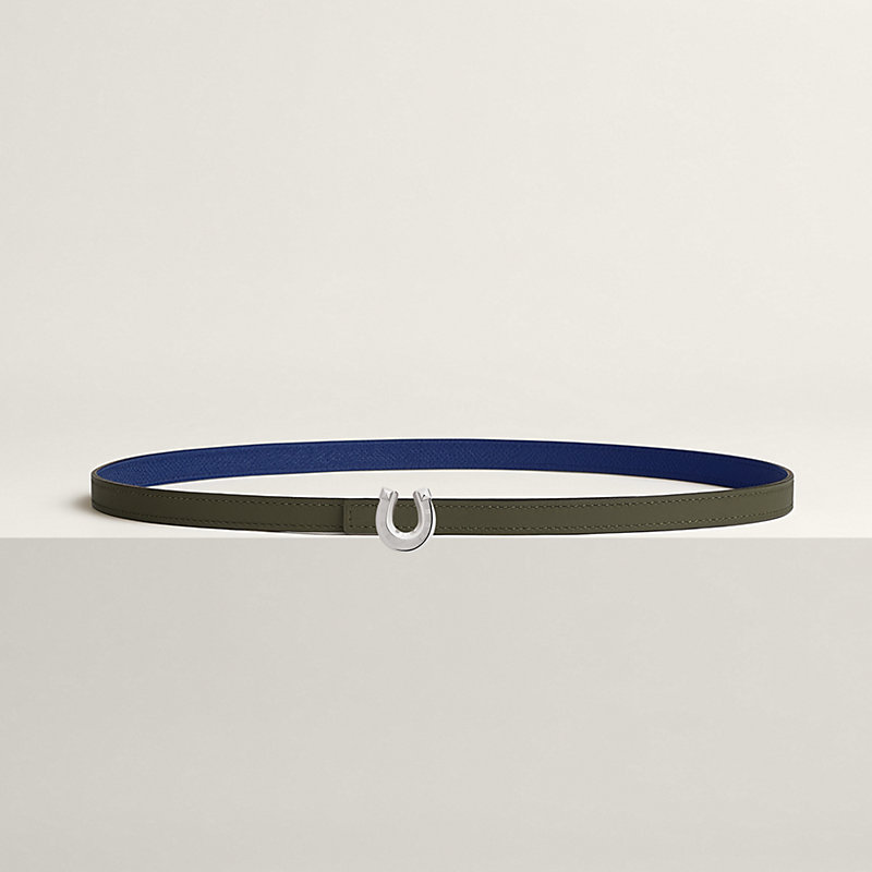 Lucky Jockette belt buckle & Reversible leather strap 13 mm