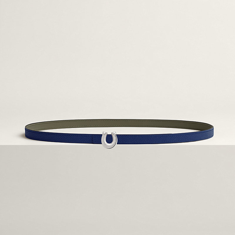 Lucky Jockette belt buckle & Reversible leather strap 13 mm