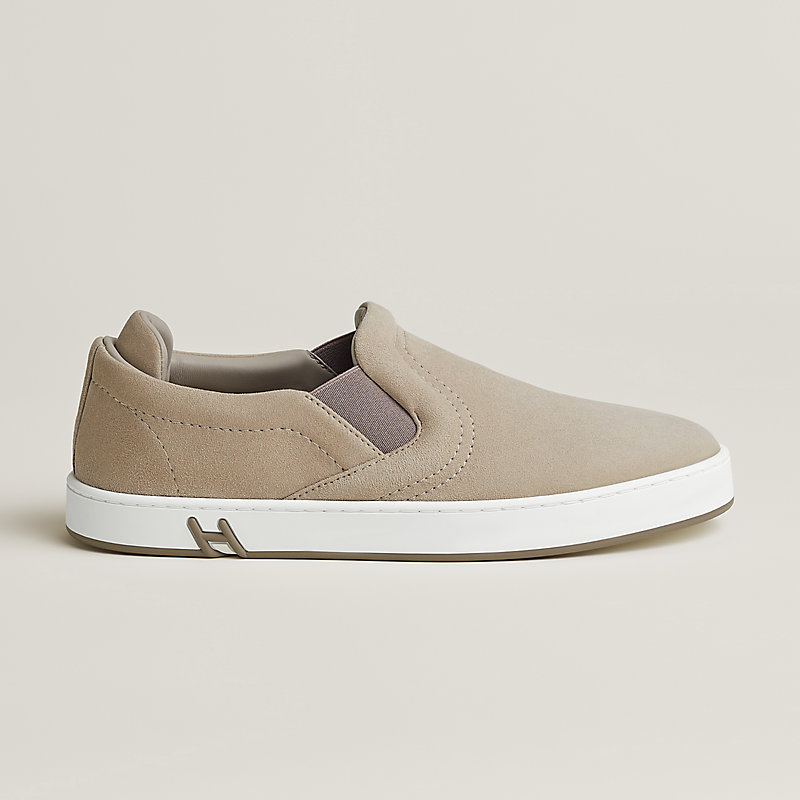 Lucky slip-on sneaker - Beige | Hermès Hong Kong SAR