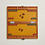 Magellan foldable backgammon game, View: above, above, view 4 of 6