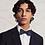 Magnifying H bow tie, View: Worn, worn, view 2 of 2