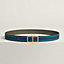 Maillon Attele belt buckle & Contrast reversible leather strap 32&nbsp;mm, View: , view 1 of 3