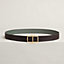 Maillon Attele belt buckle & Reversible leather strap 32&nbsp;mm, View: , view 1 of 3