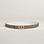 Maillon Bubble belt buckle & Reversible leather strap 24 mm, view 1 of 2