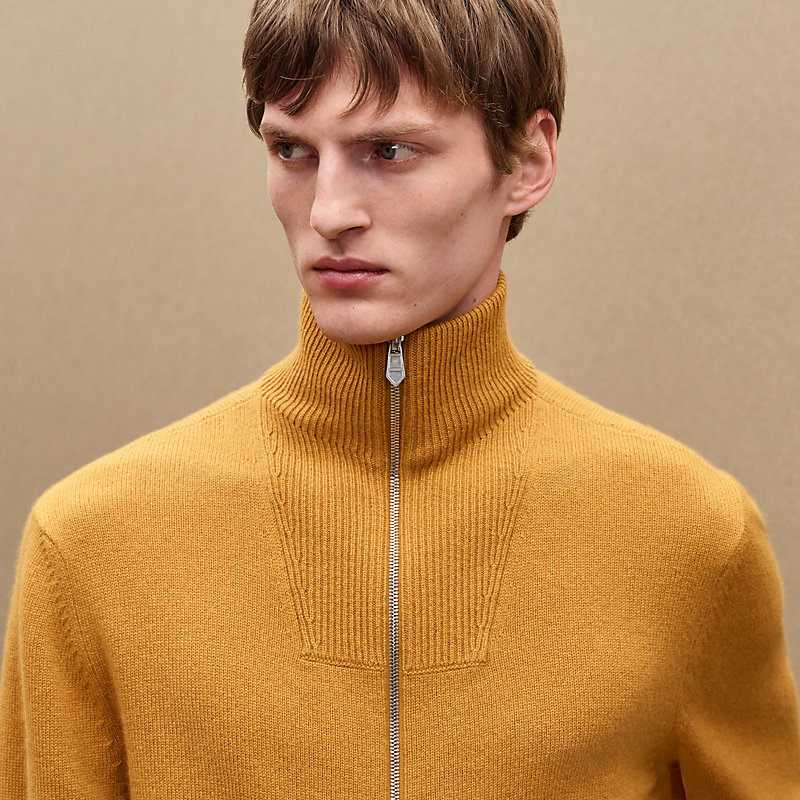 "Maillon Chaine d'Ancre" zipped cashmere jacket