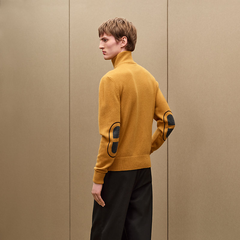 "Maillon Chaine d'Ancre" zipped cashmere jacket
