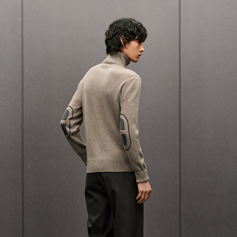 “Maillon Chaine d'Ancre” 캐시미어 지퍼 재킷