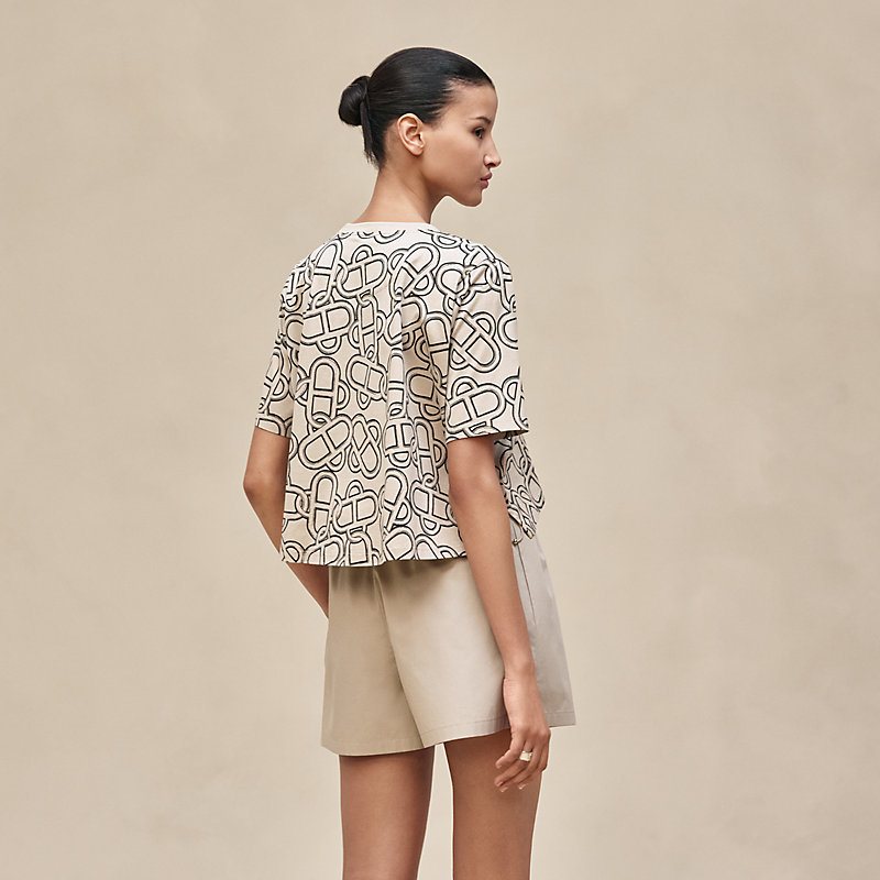 "Maillon Equestre" cropped t-shirt, View: , view 3 of 4