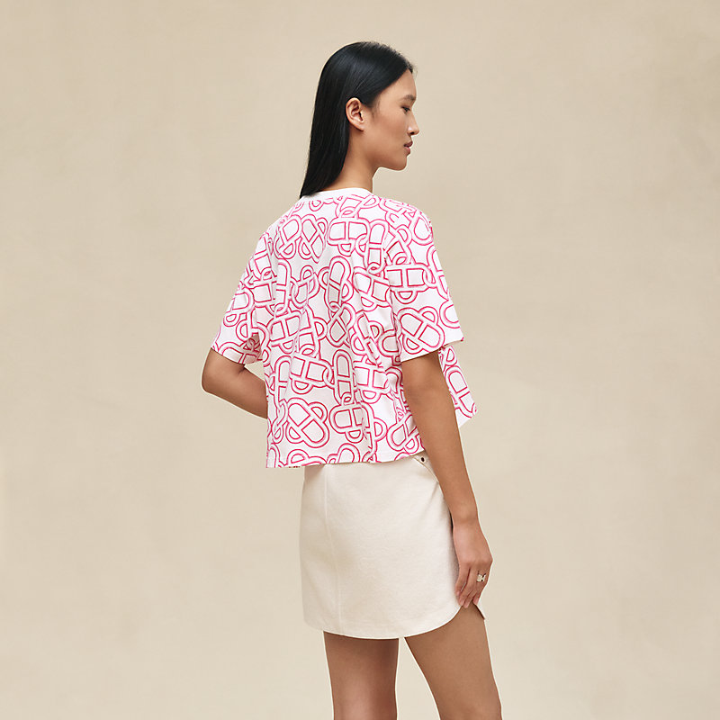 "Maillon Equestre" cropped t-shirt, View: , view 3 of 5