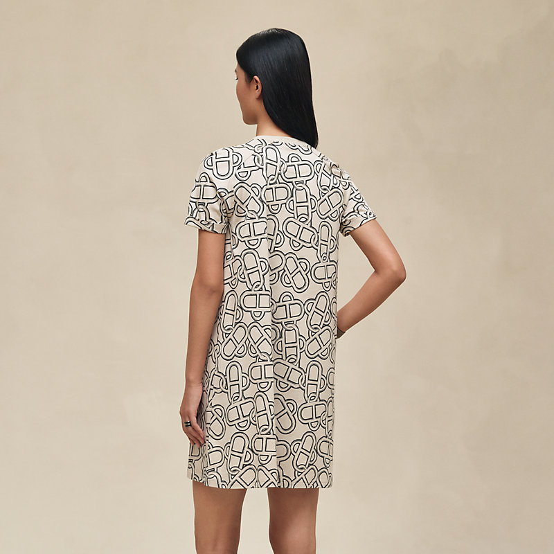 "Maillon Equestre" flared dress