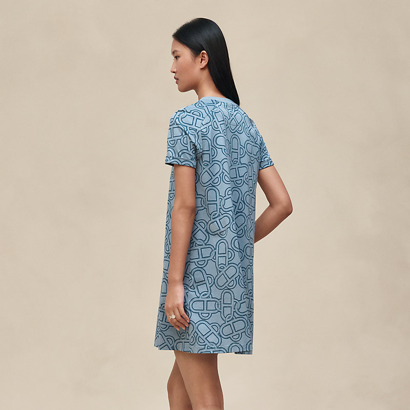 "Maillon Equestre" flared dress