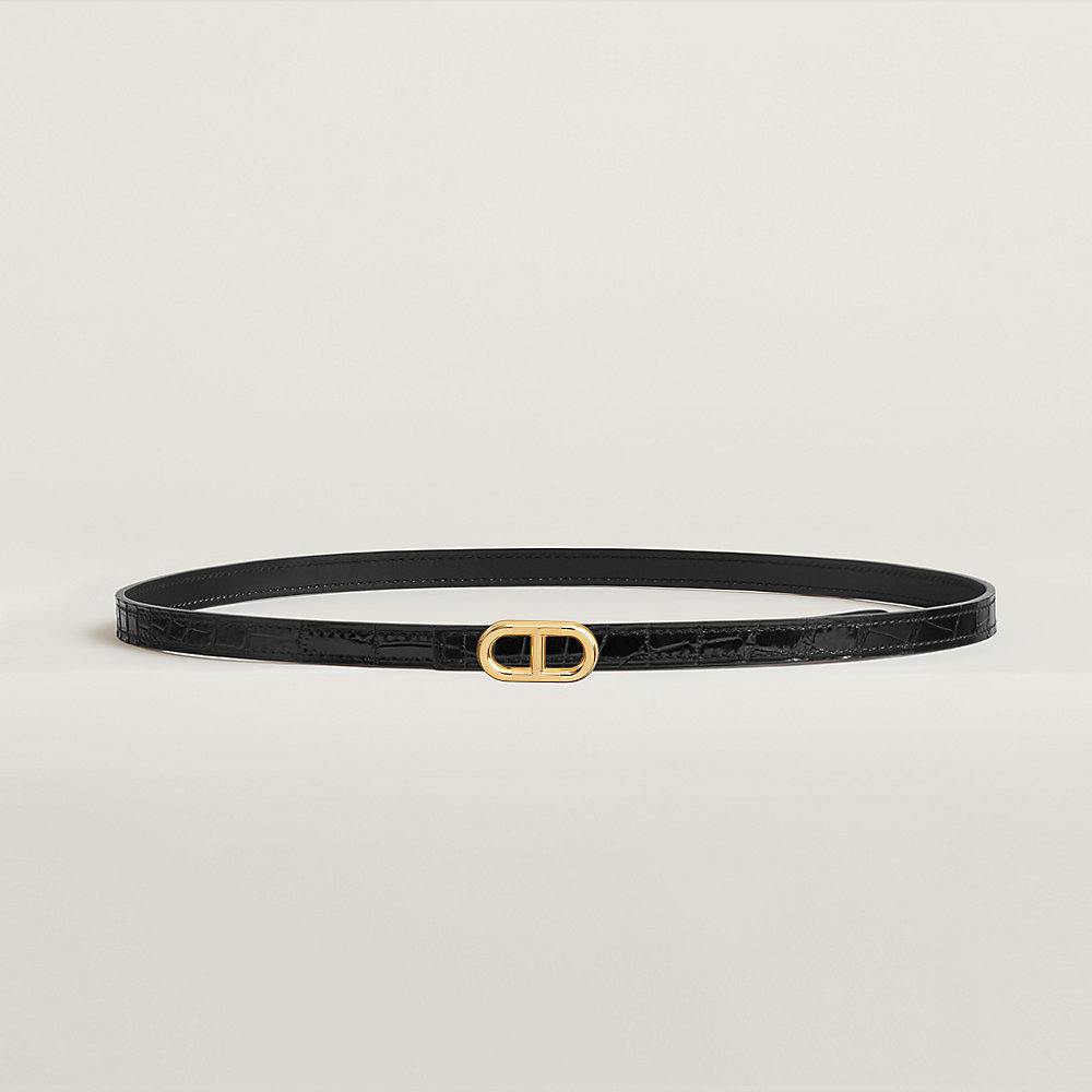 Maillon H belt buckle & Leather strap 13 mm | Hermès UAE