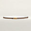 Maillon H belt buckle & Reversible leather strap 13&nbsp;mm, View: , view 1 of 3