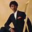 Maillon Nageur pocket square 45, View: Worn, worn, view 2 of 3