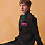 Maillon Nageur pocket square 45, View: Worn, worn, view 2 of 3