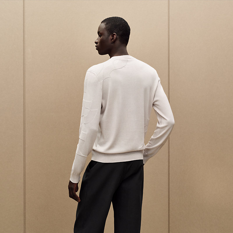 "Maillon puzzle" crewneck sweater