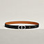 Maillon Torsade belt buckle & Hermès sur Mer reversible leather strap 24 mm, view 1 of 3