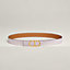 Maillon Torsade belt buckle & Reversible leather strap 24&nbsp;mm, View: , view 2 of 3