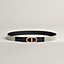 Maillon Torsade belt buckle & Toile H Plume leather strap 24&nbsp;mm, View: , view 1 of 3