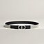 Maillon Torsade belt buckle & Toile H Plume leather strap 24&nbsp;mm, View: , view 1 of 3