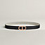 Maillon Torsade belt buckle & Toile H Plume leather strap 24&nbsp;mm, View: , view 2 of 3