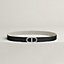Maillon Torsade belt buckle & Toile H Plume leather strap 24&nbsp;mm, View: , view 2 of 3