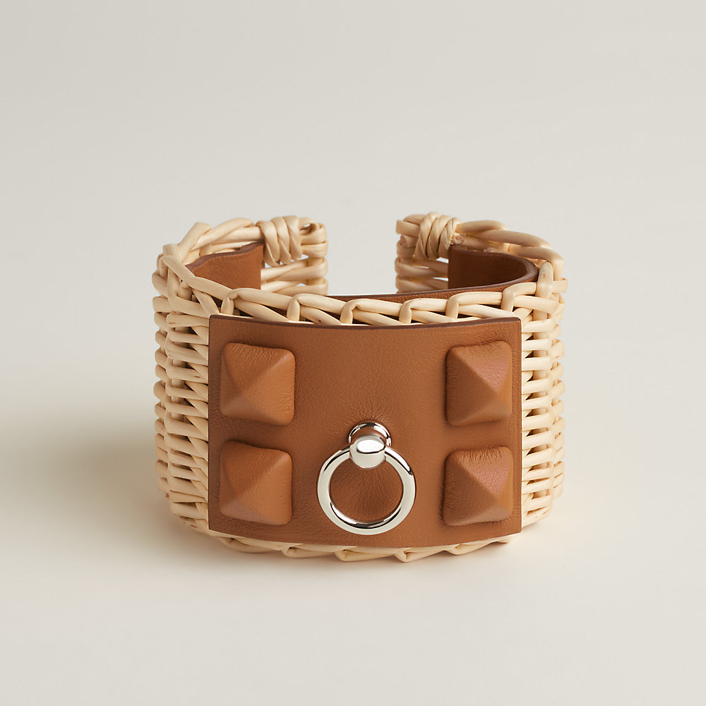 Manchette Médor Picnic Gainé - Beige | Hermès Canada
