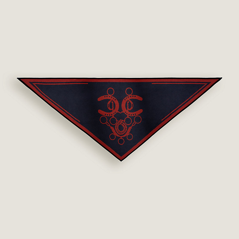 Manege double face triangle scarf, View: , view 3 of 5