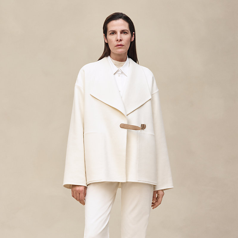 Manteau col châle