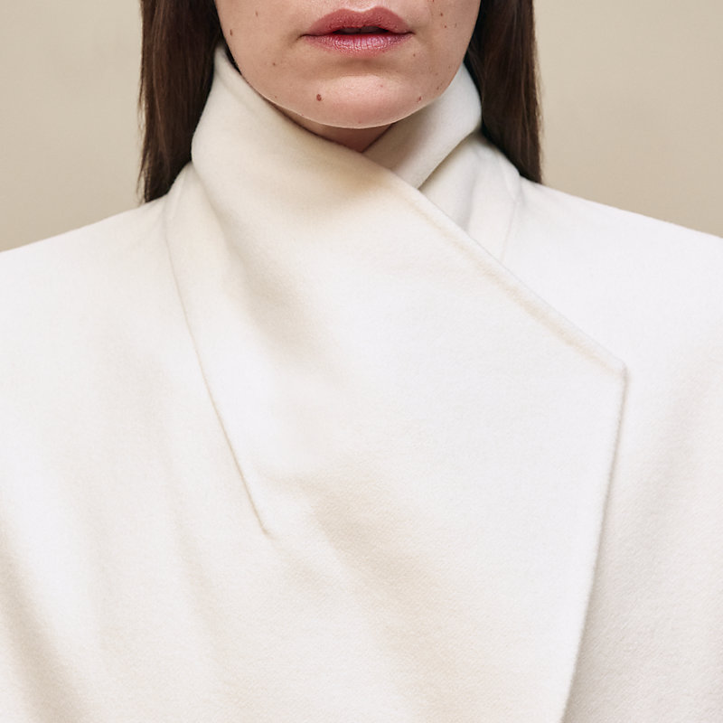 Manteau col châle