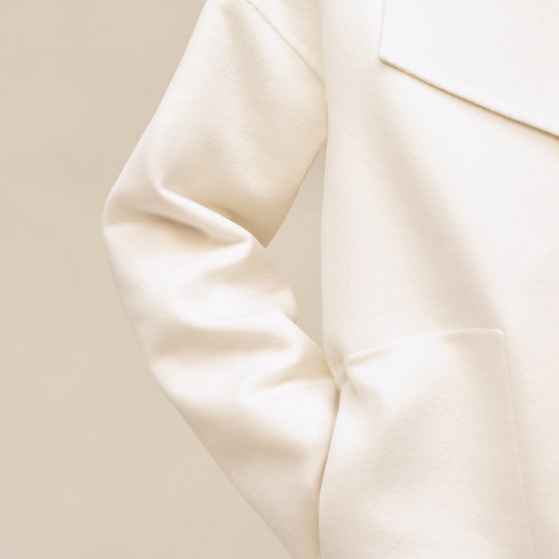 Manteau col châle