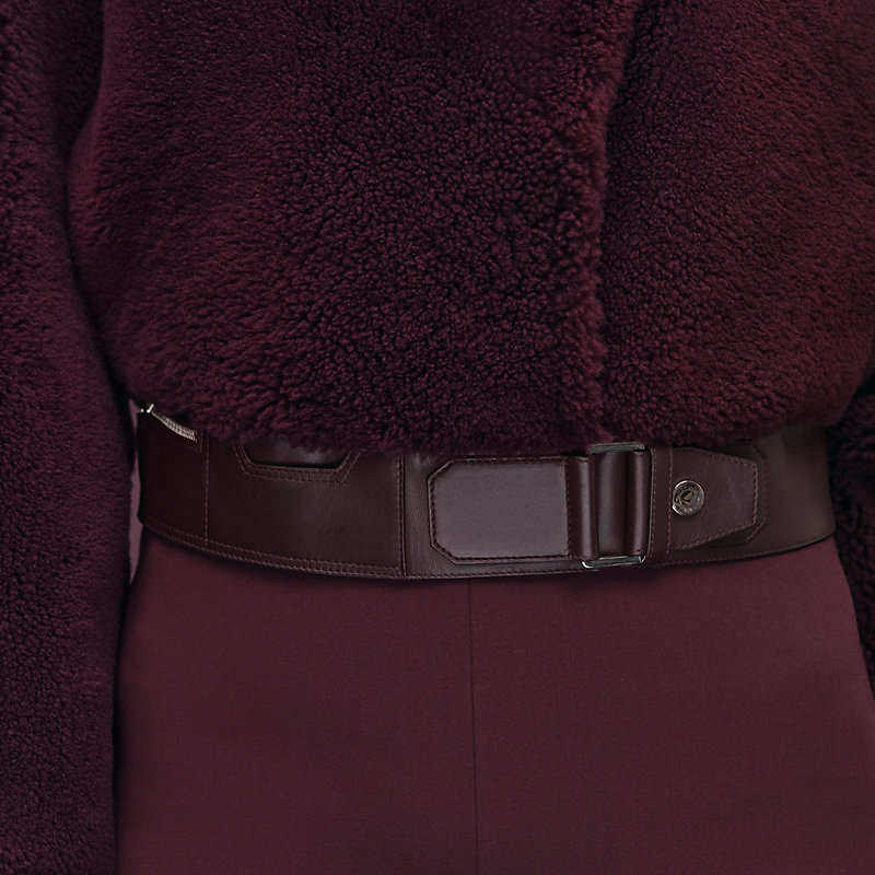 Manteau court en cuir, Vue: , vue 5 sur 7